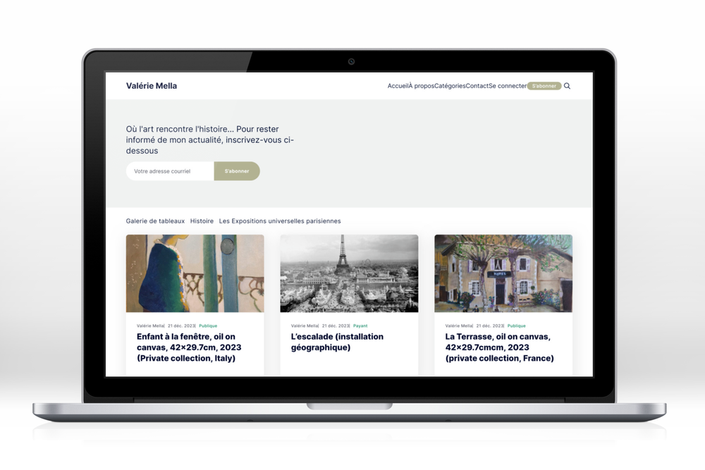 Autonomie numérique et design personnalisé : L'approche de notre agence web Illustrée par le site de Valeriemella.com