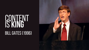 Que signifie le Contenu est roi ?